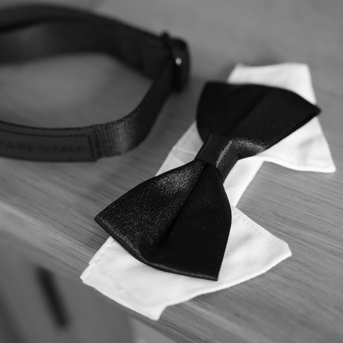 Wedding Set - Black Bow Tie