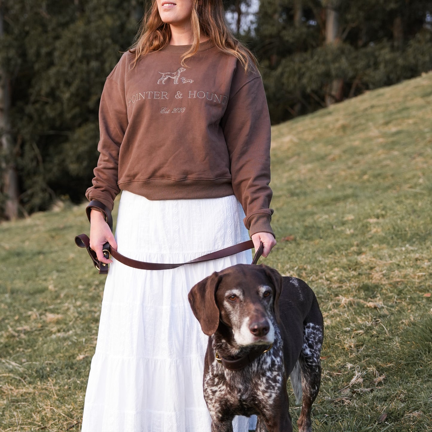Womens Heritage Crew - Chocolate