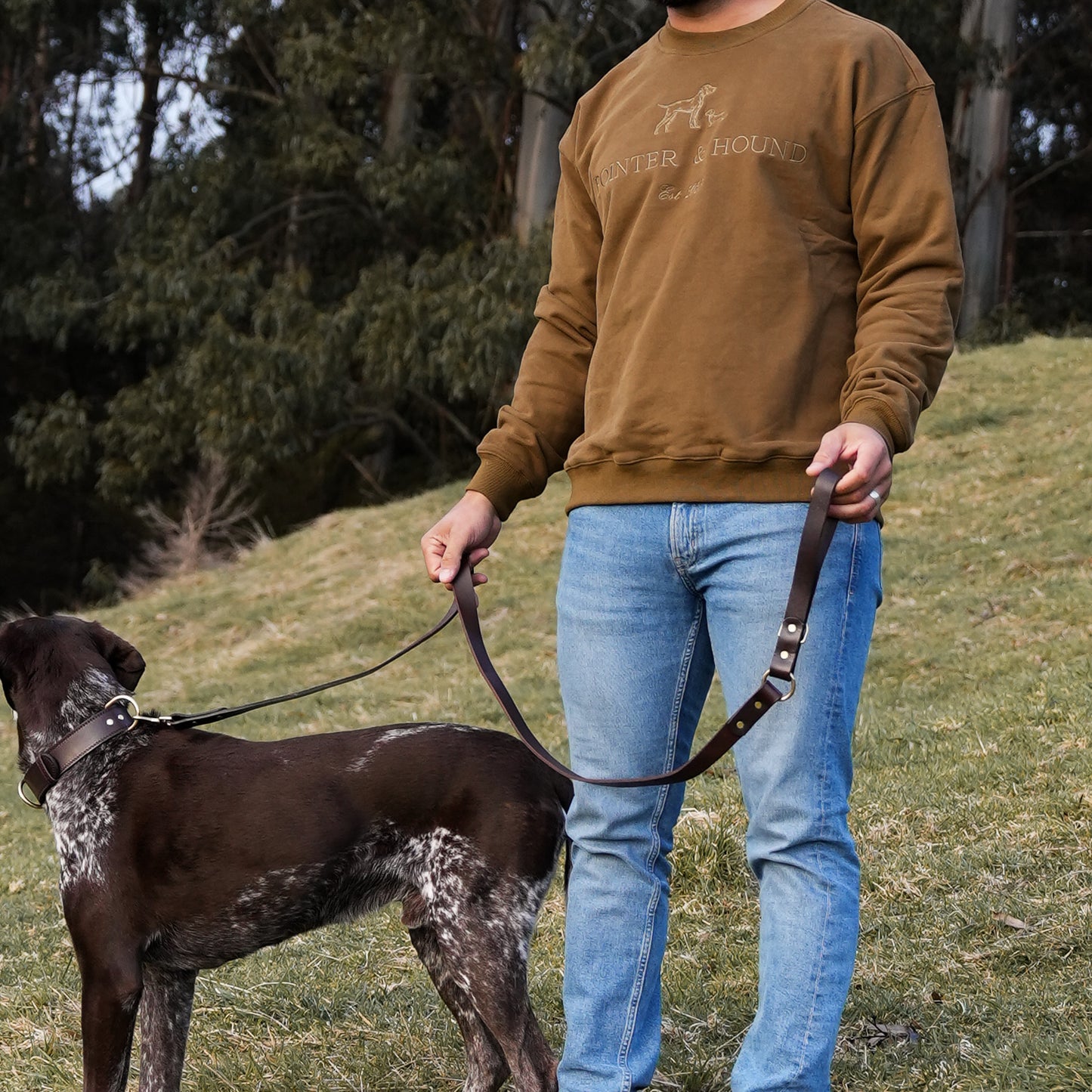 Mens Heritage Crew - Walnut