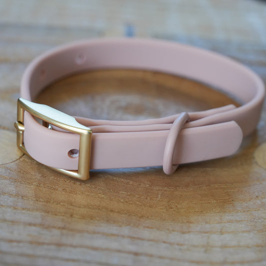 PVC Collar - Blush Pink