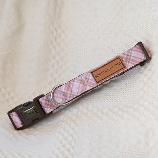 Signature Collar - Pink Tartan