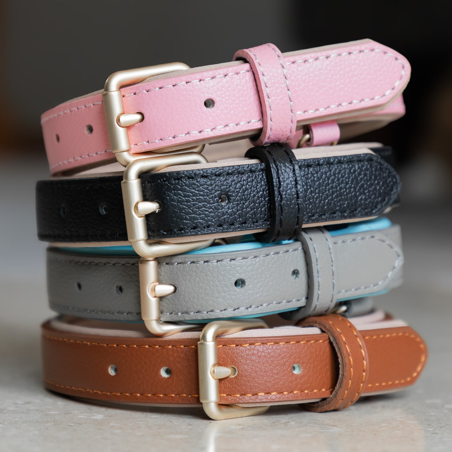 Padded Leather Collars