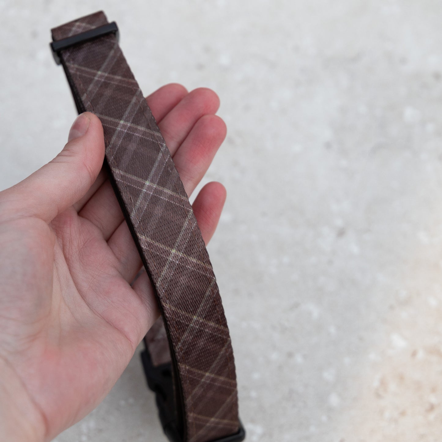 Signature Collar - Brown Tartan
