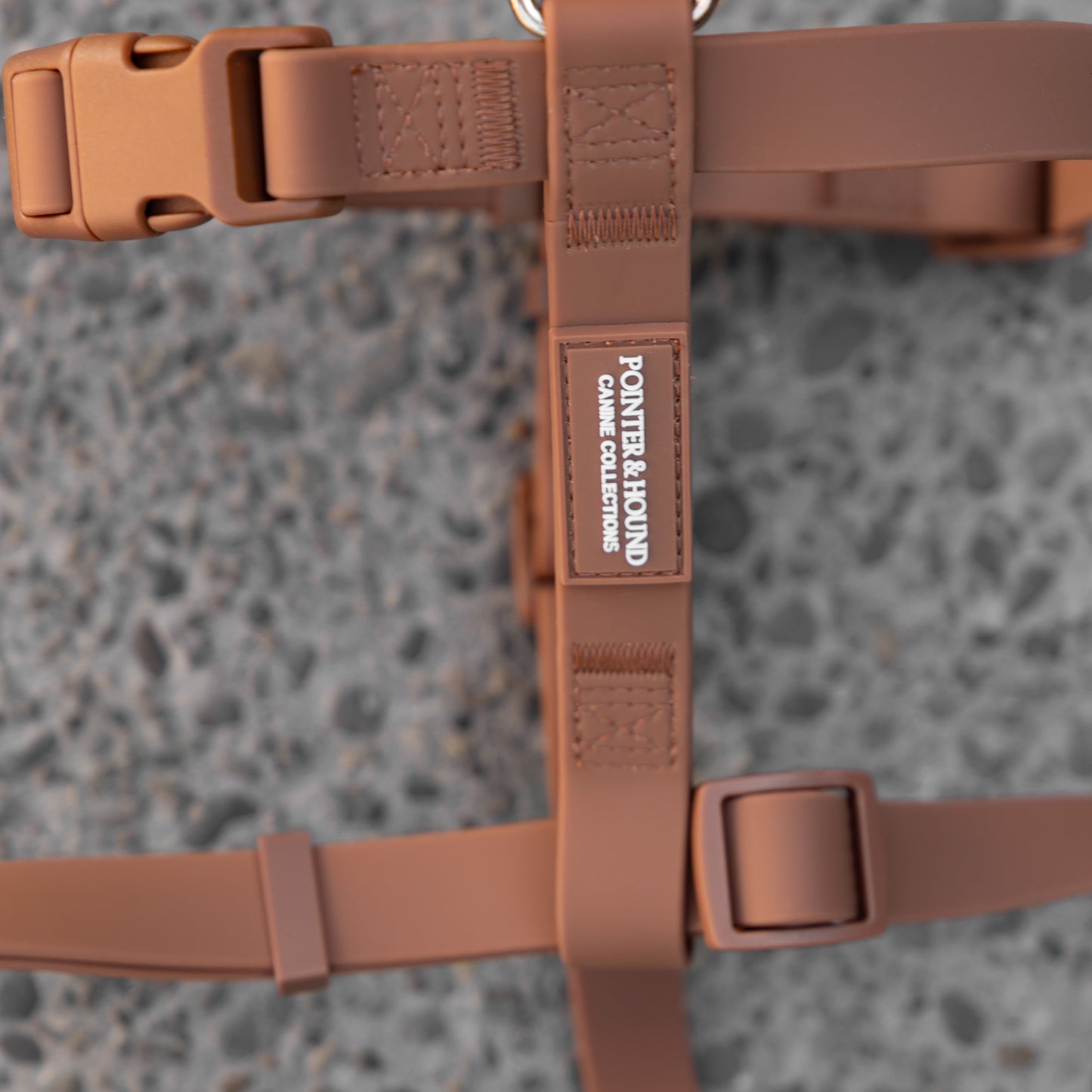 Waterproof H Strap Harness - Brown