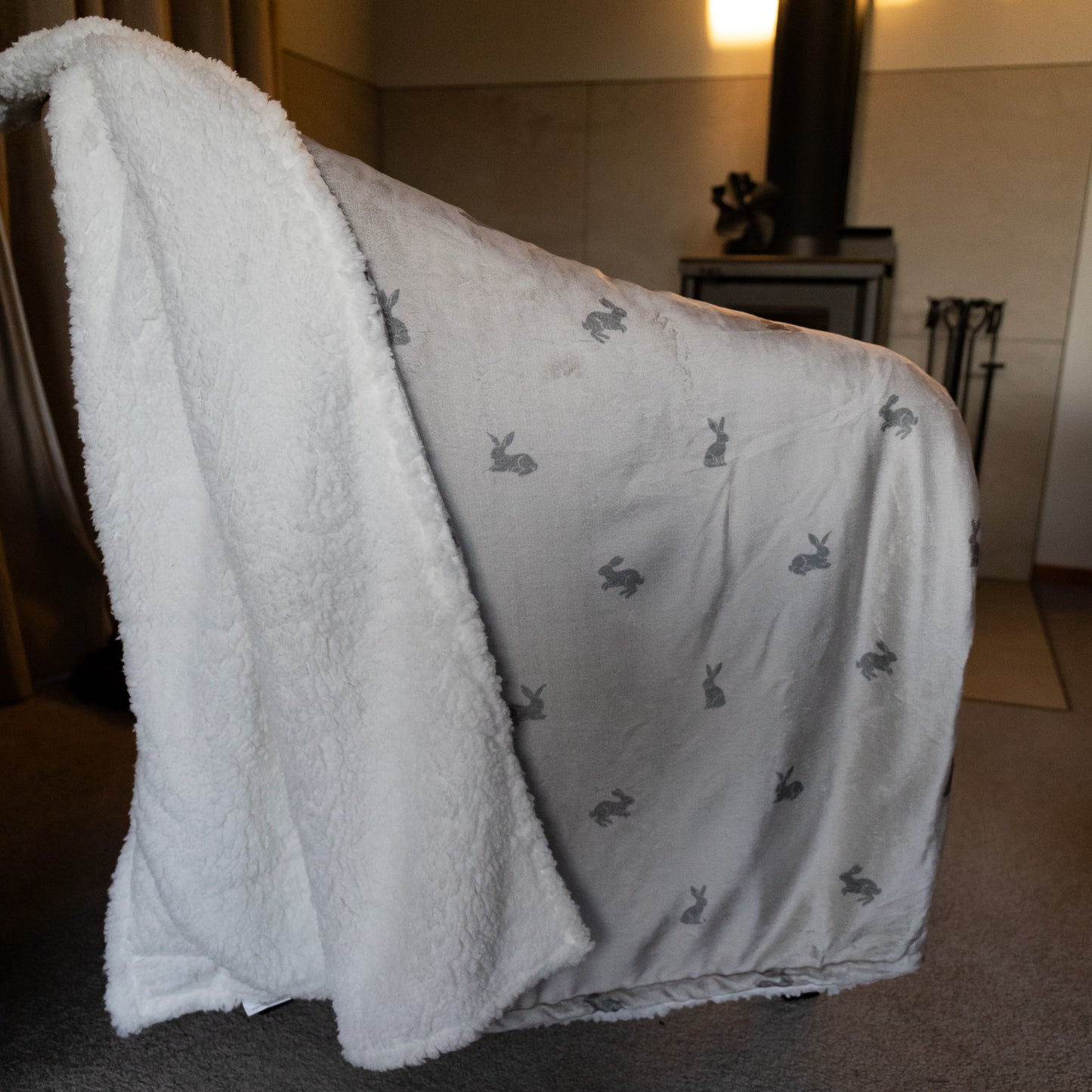 Luxury Blanket - Bunny Print