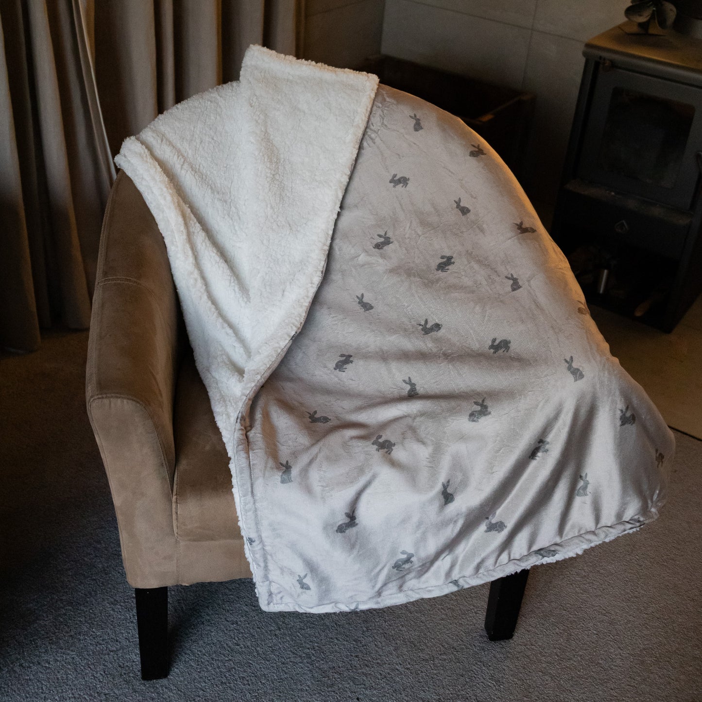 Luxury Blanket - Bunny Print