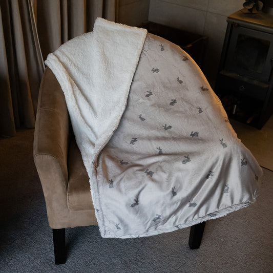 Luxury Blanket - Bunny Print