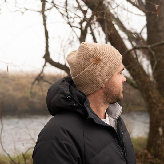 Merino Beanie - Beige