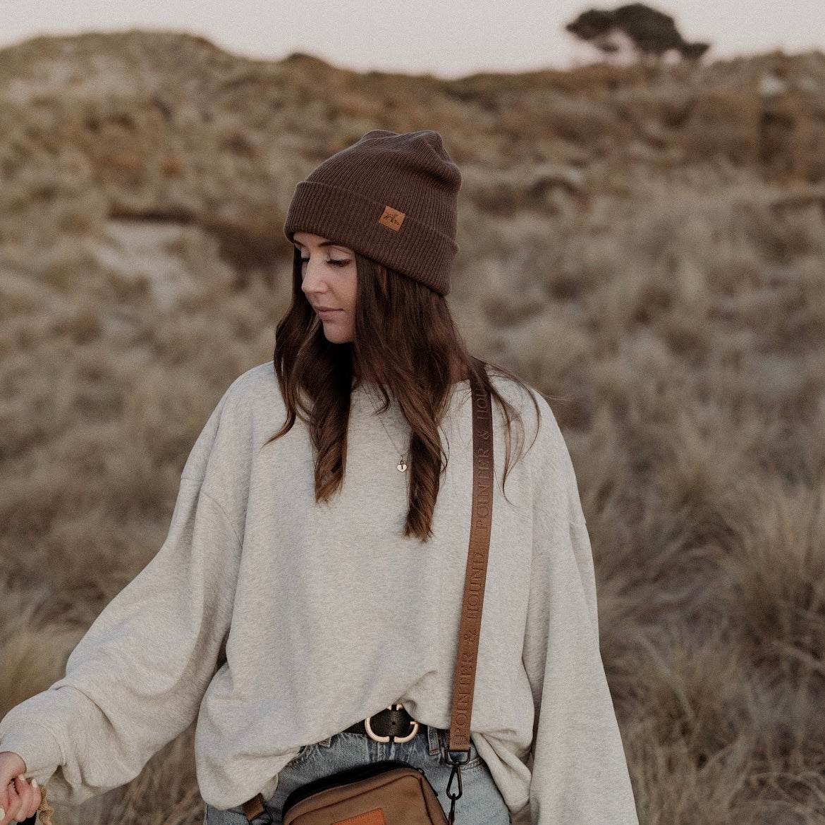 Merino Beanie - Brown