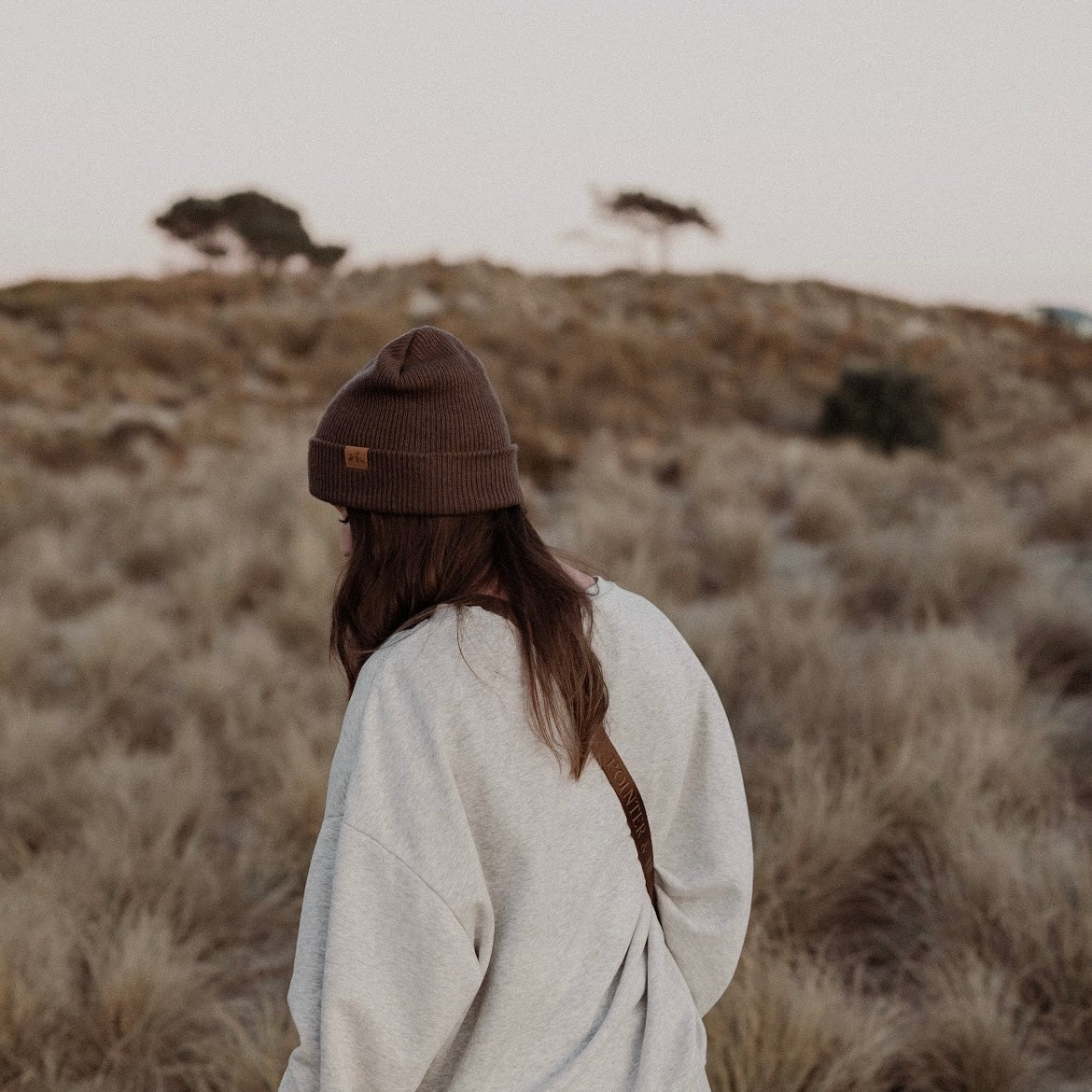 Merino Beanie - Brown