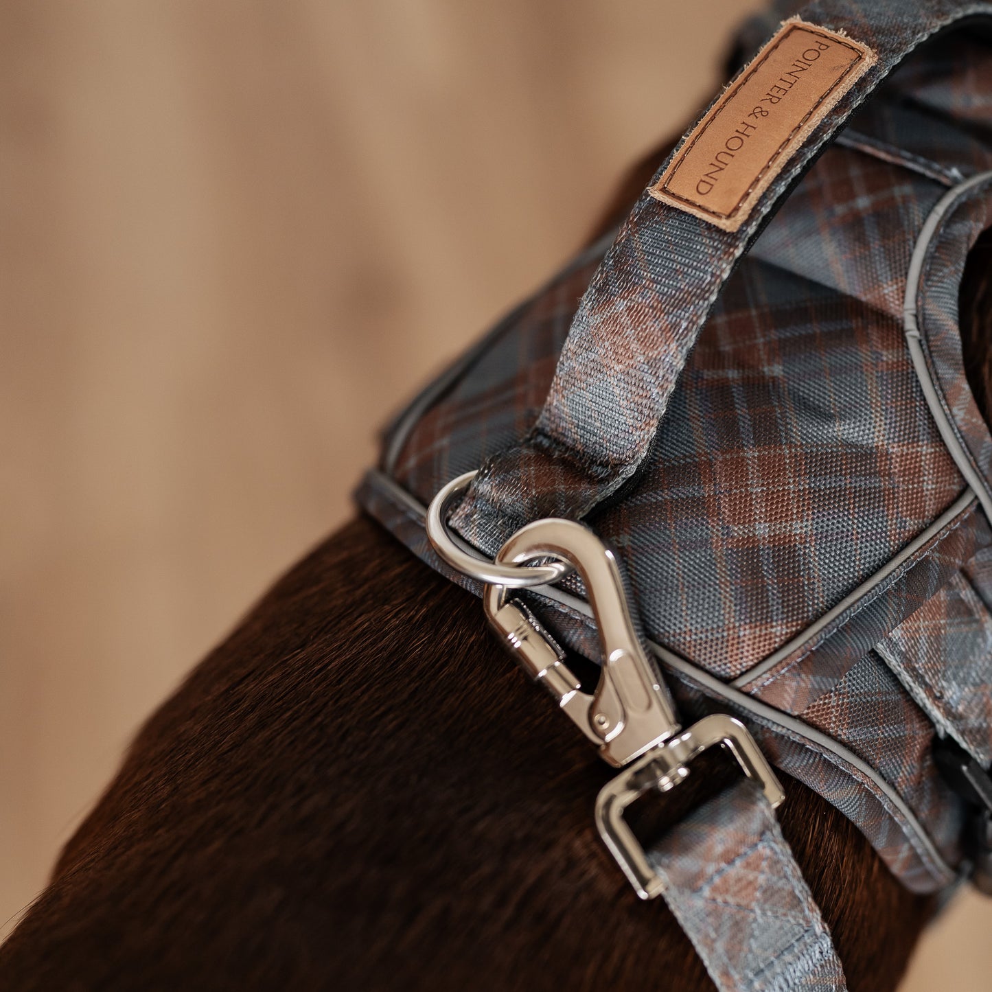 Signature Harness - Blue Tartan