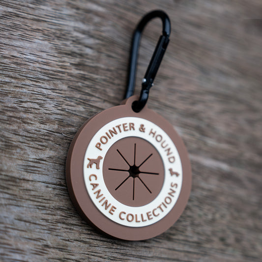 Poop Bag Holder Disc - Brown