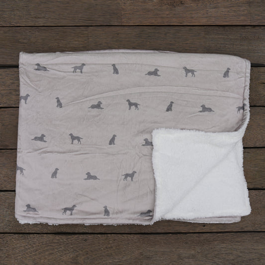 Luxury Blanket - Labrador Print