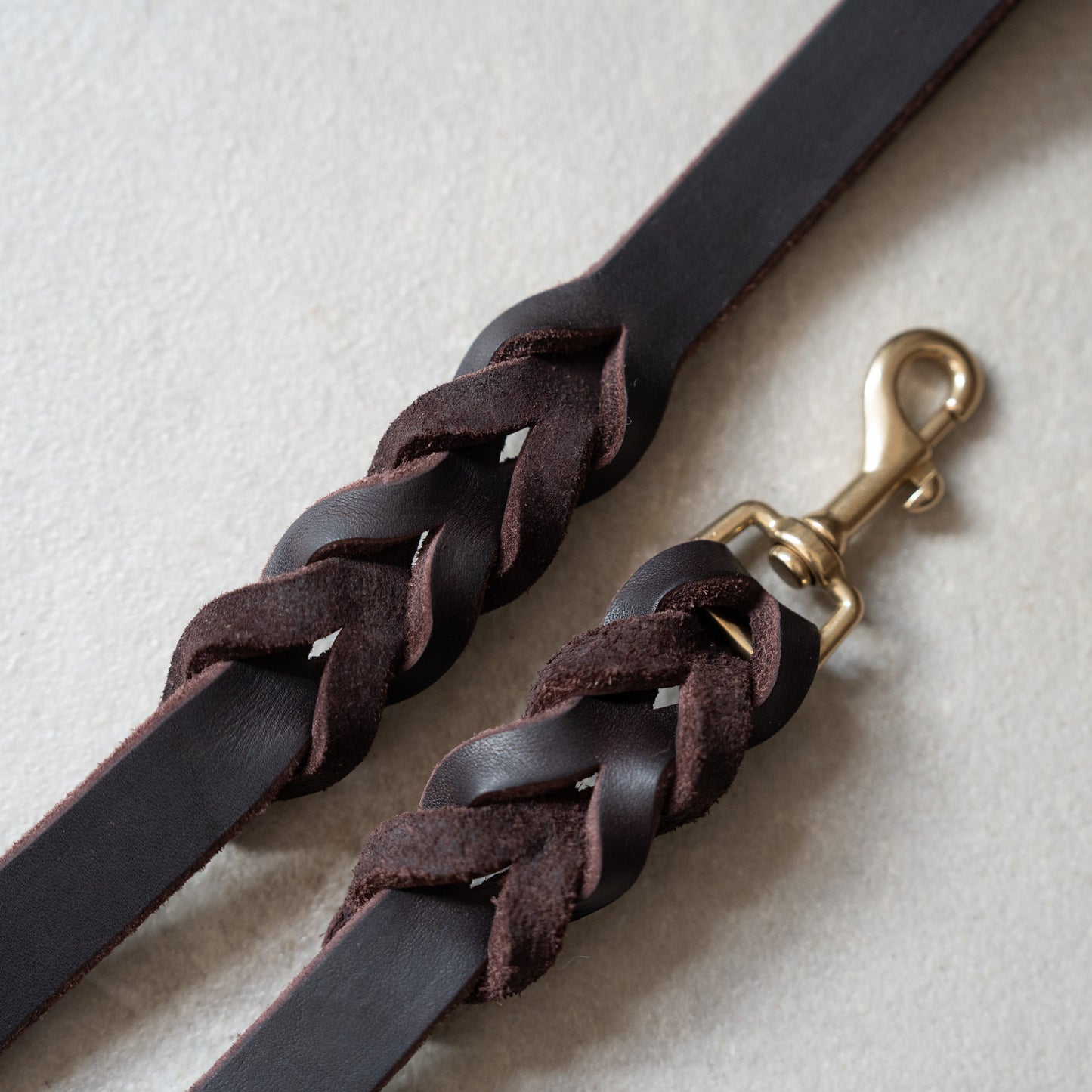 Braided Leather Leash