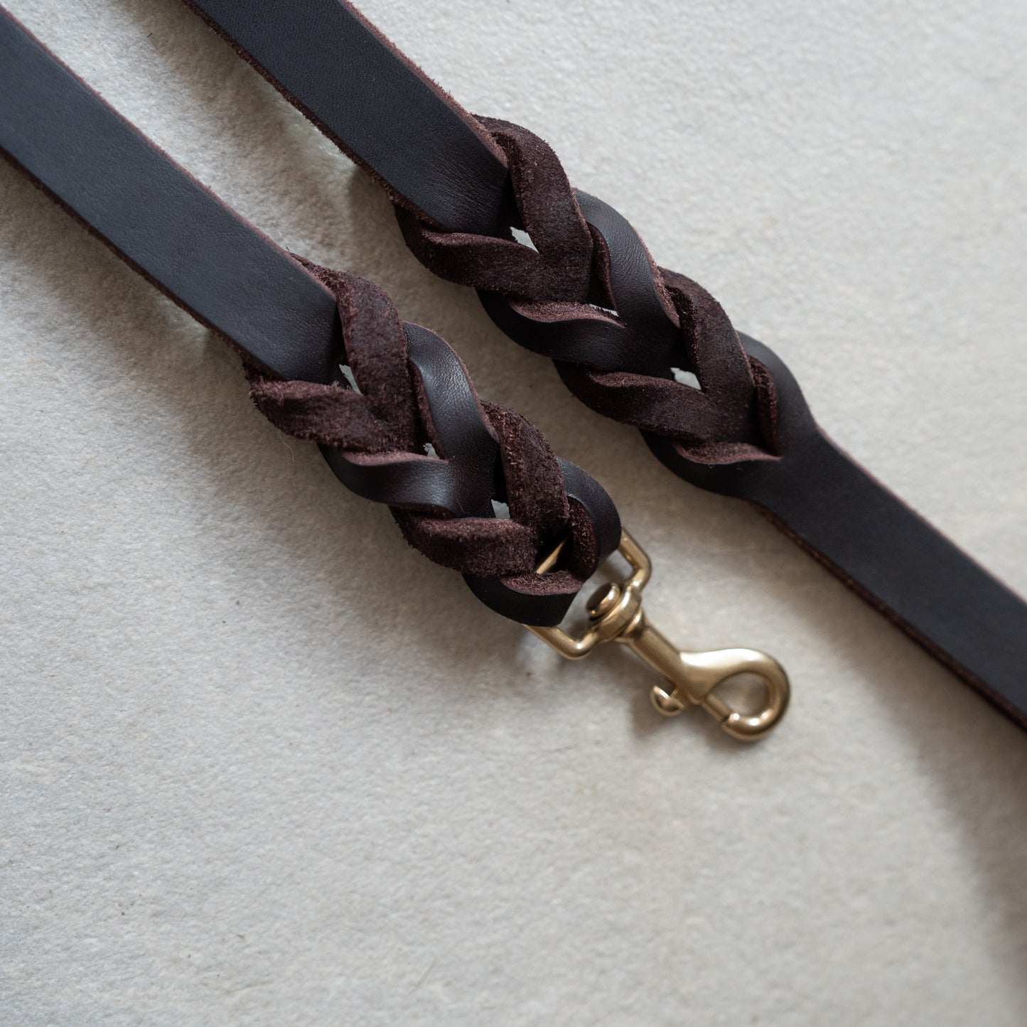 Braided Leather Leash