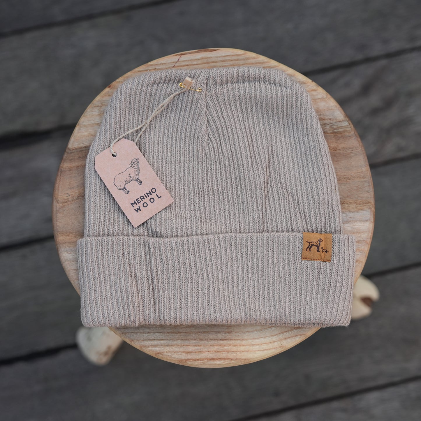 Merino Beanie - Beige