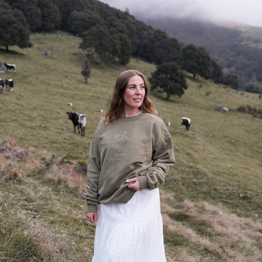 Womens Heritage Crew - Fern