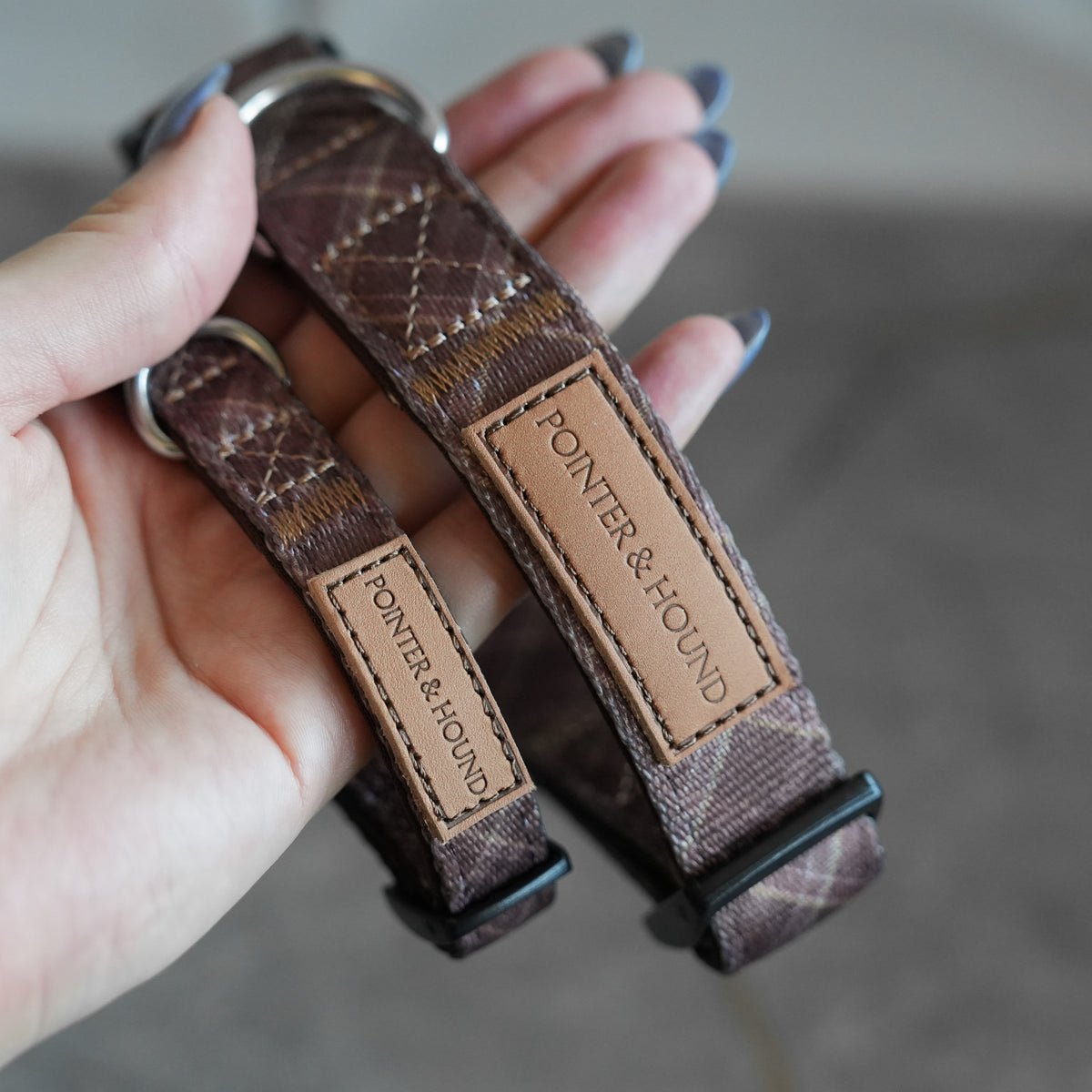Signature Collar - Brown Tartan – Pointer & Hound