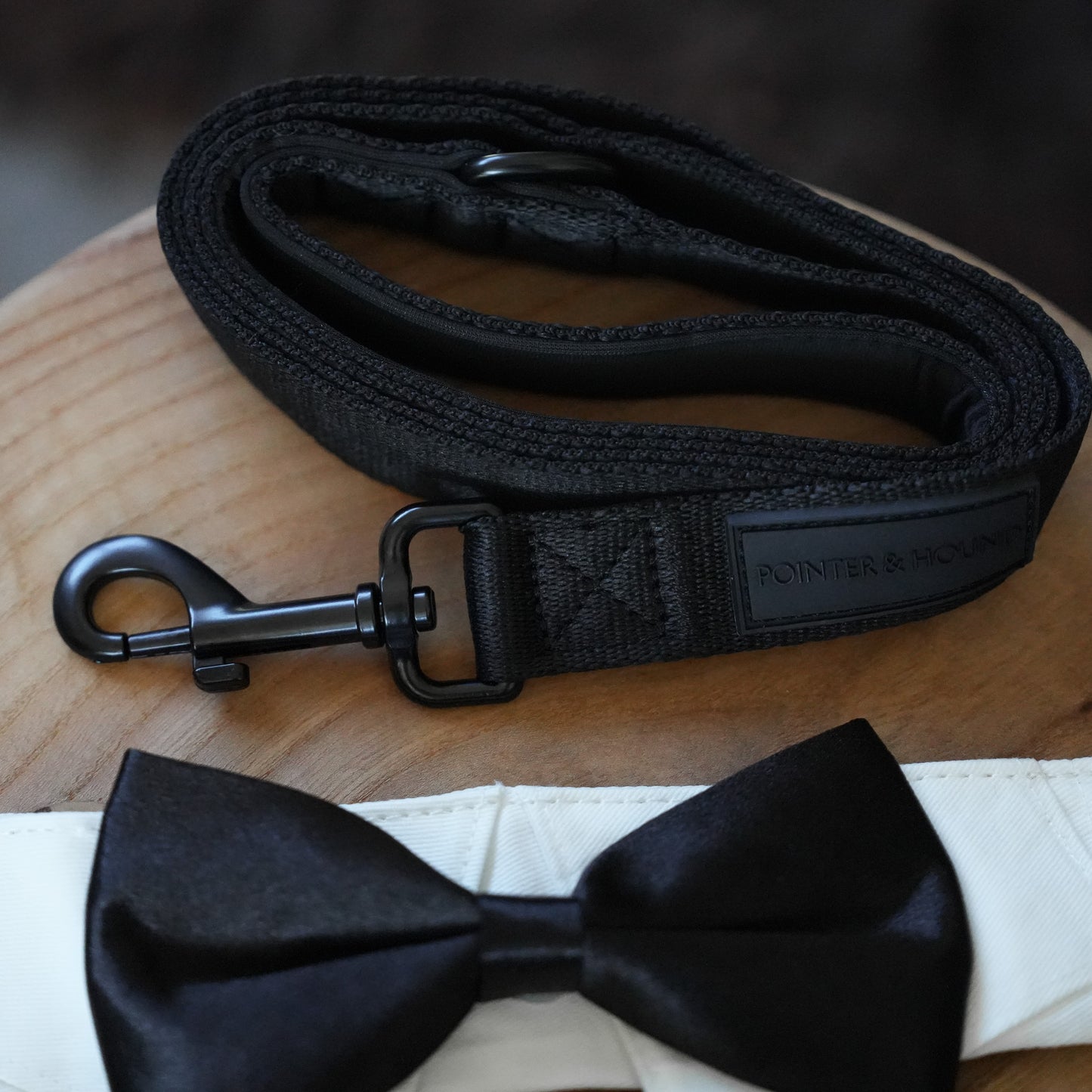 Wedding Set - Black Bow Tie