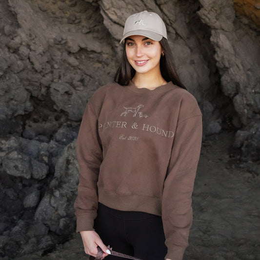 Womens Heritage Crew - Chocolate