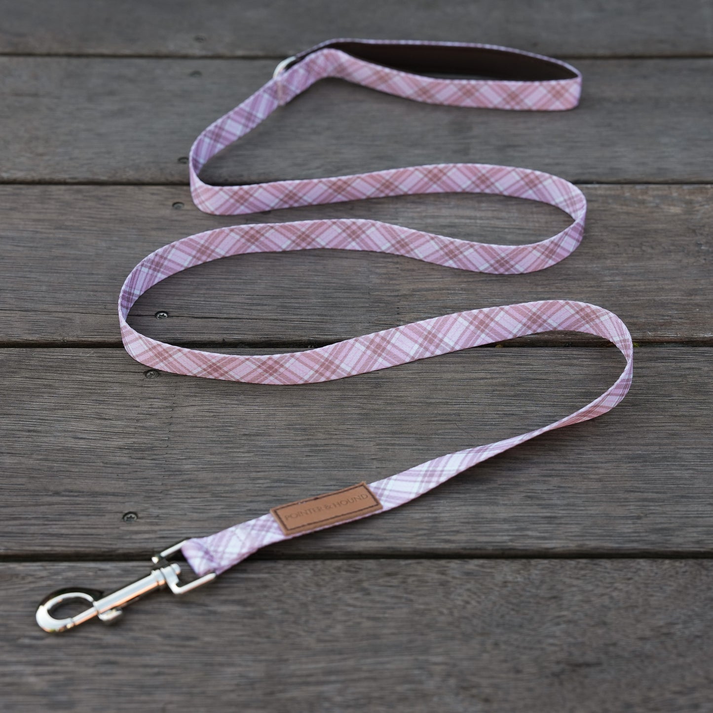 Pink Tartan Leash
