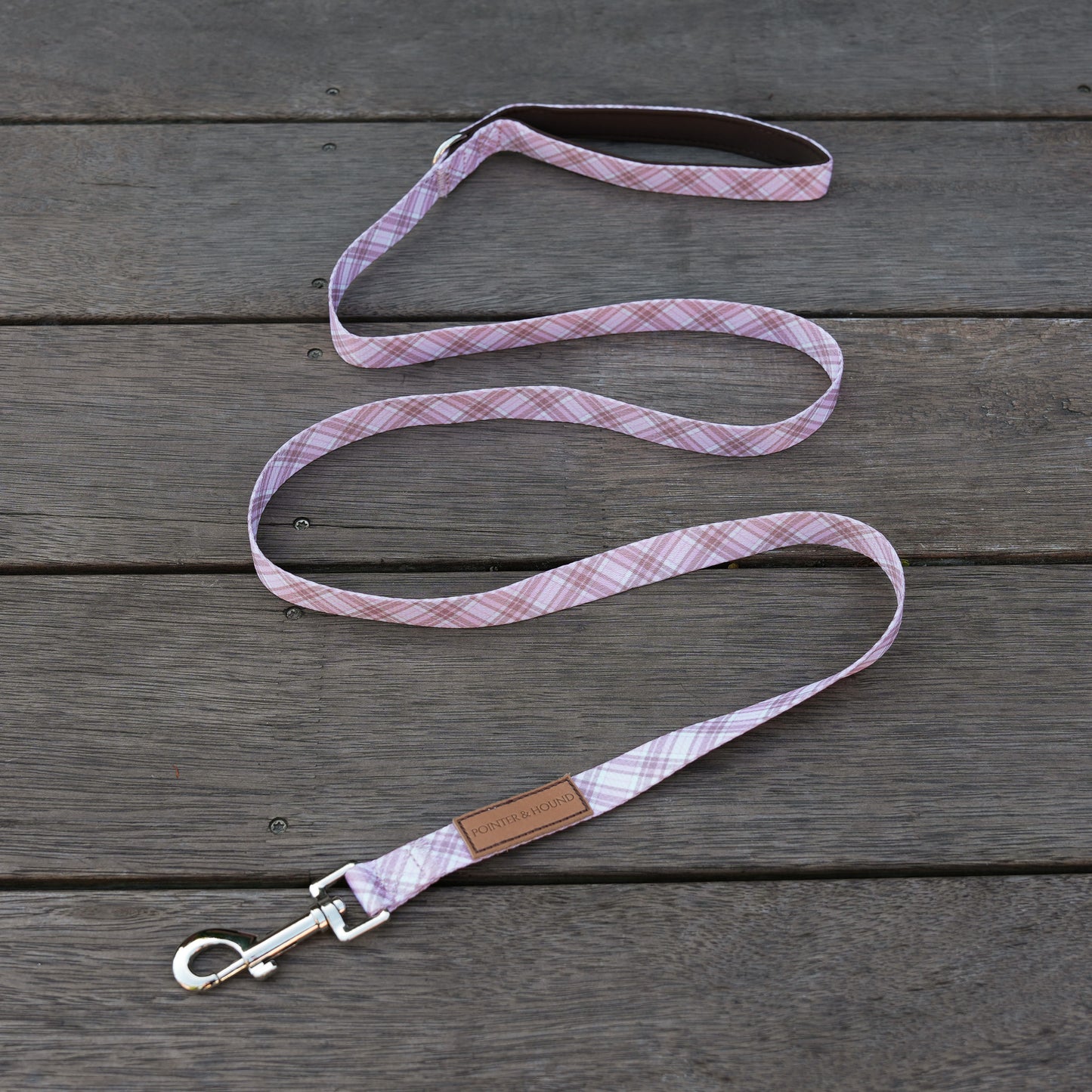 Pink Tartan Leash