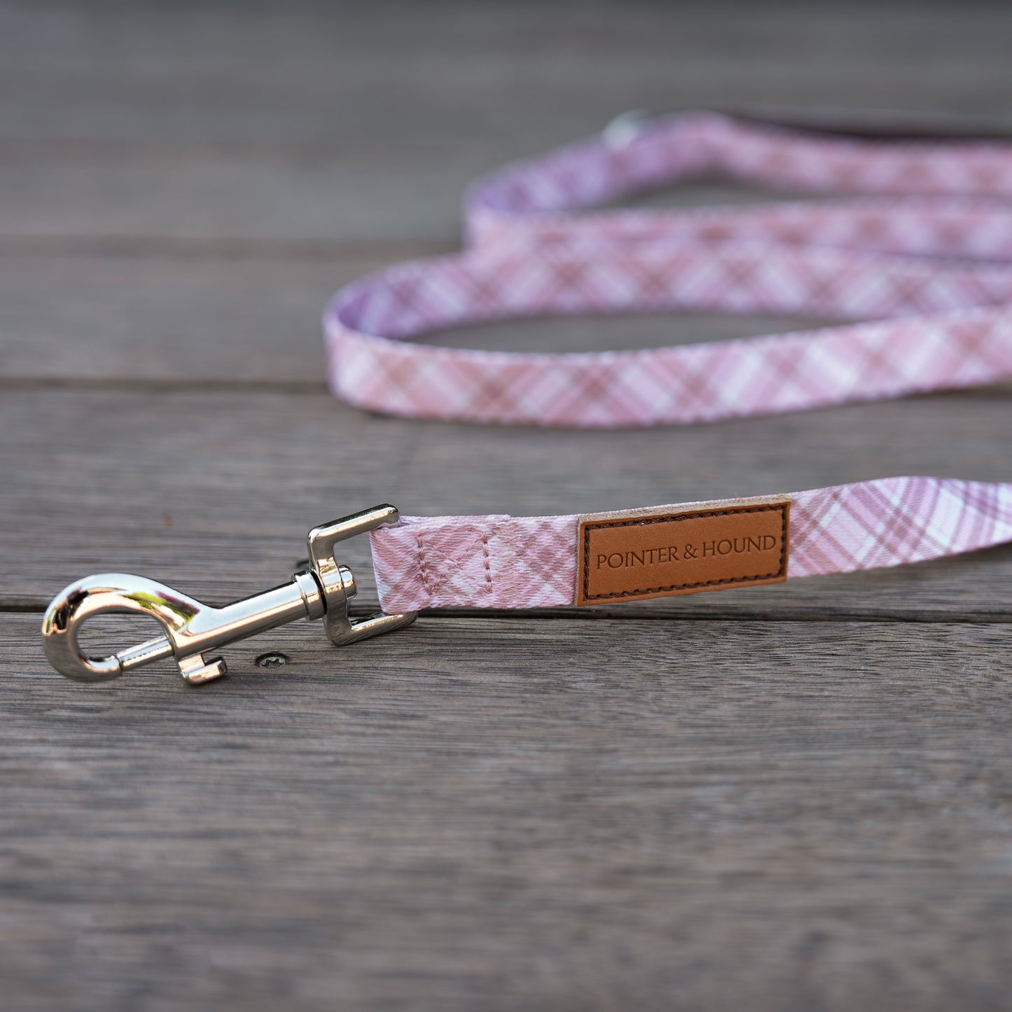 Pink Tartan Leash