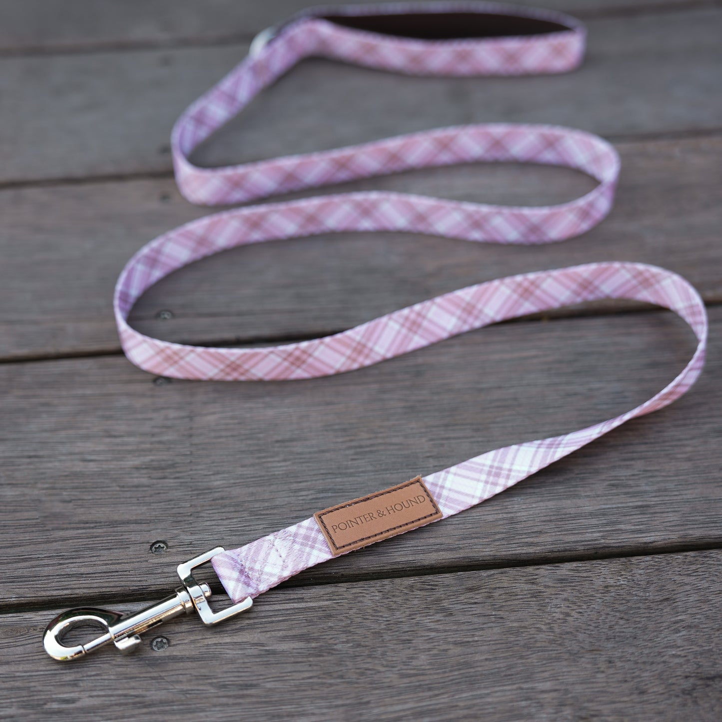 Pink Tartan Leash