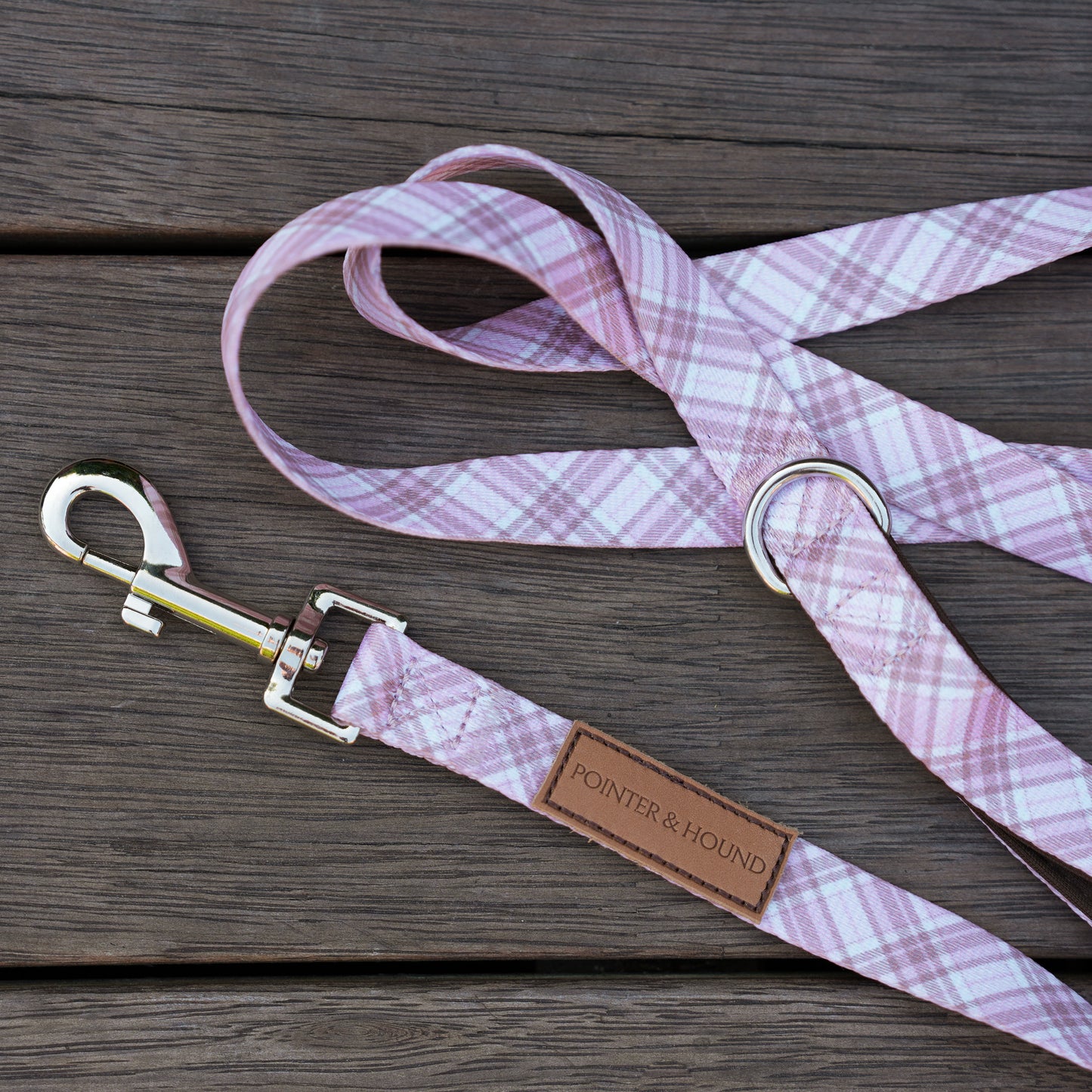 Pink Tartan Leash