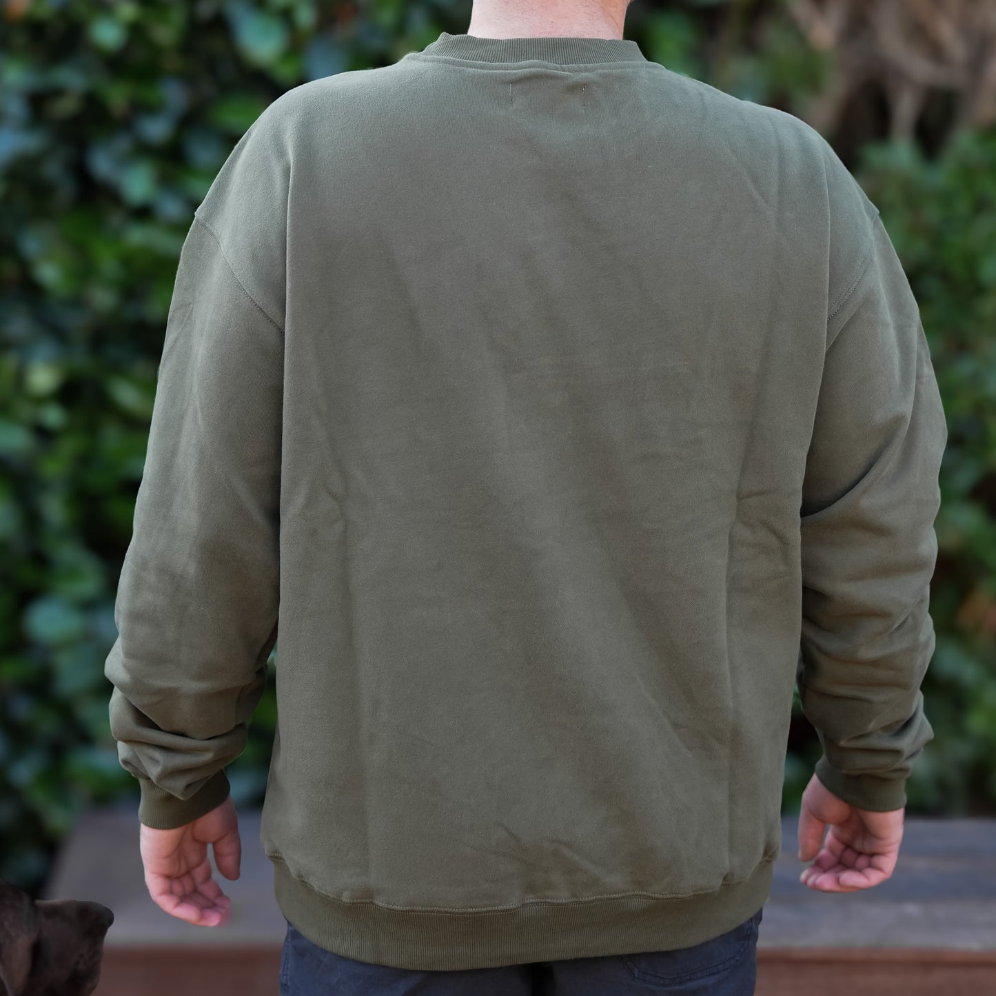 Mens Heritage Crew - Dark Green