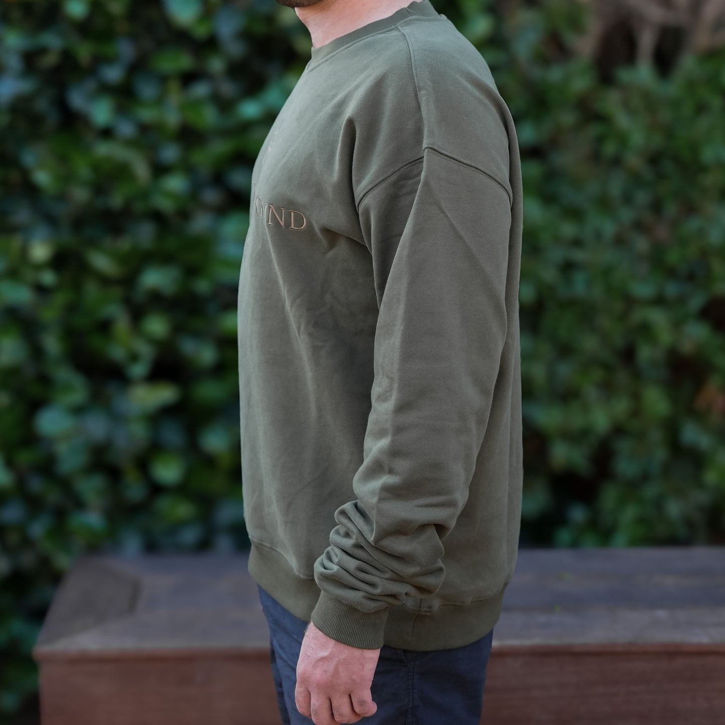 Mens Heritage Crew - Dark Green