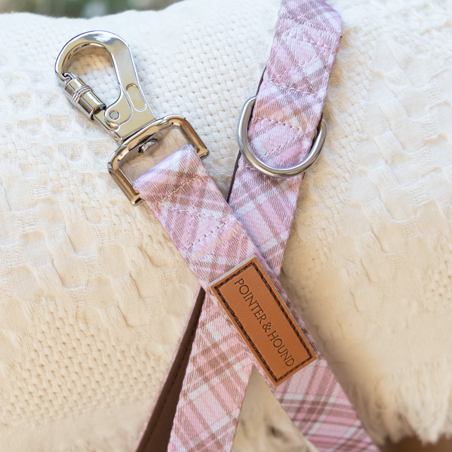 Pink Tartan Leash