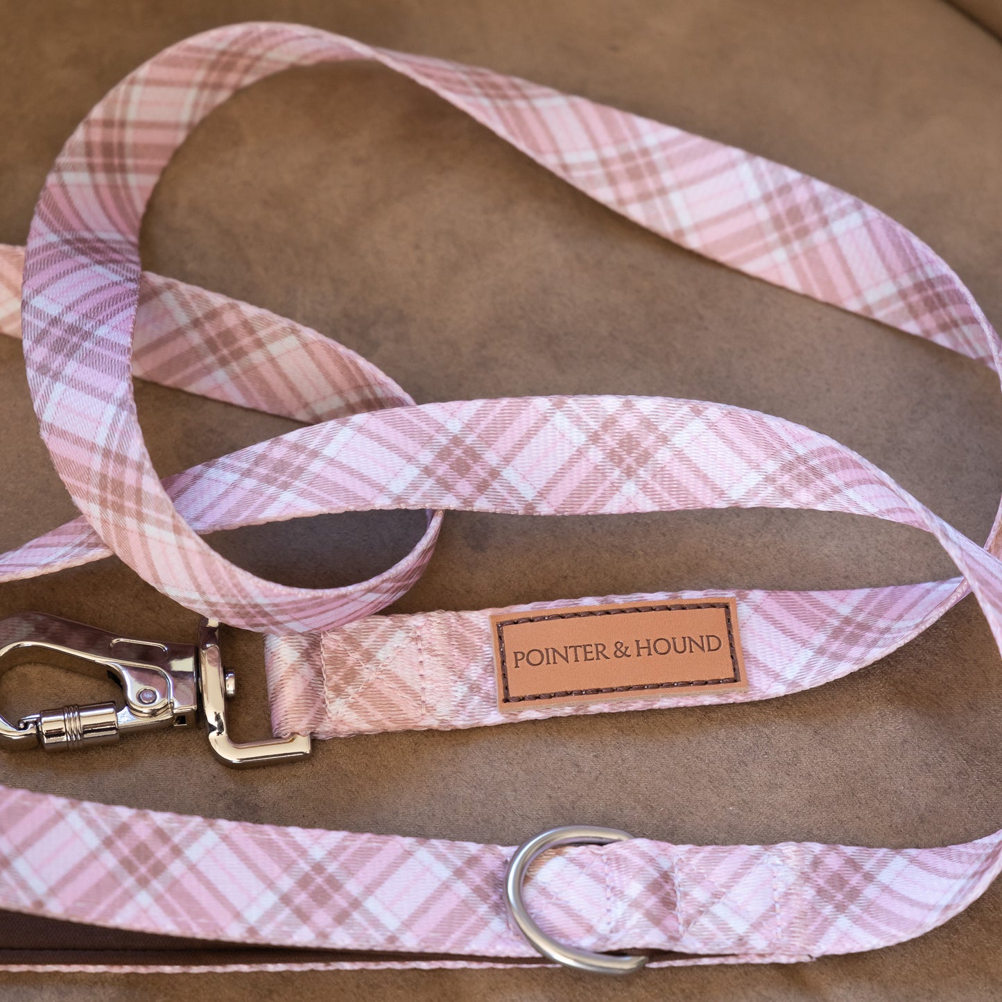 Pink Tartan Leash