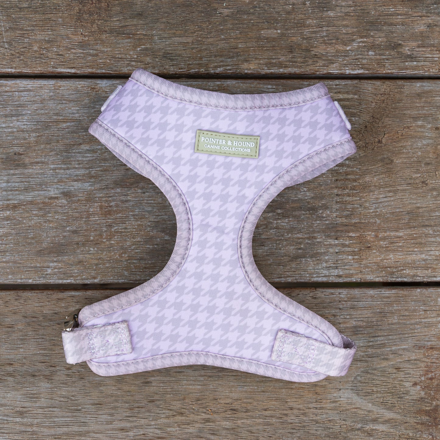 Classic Harness - Lilac Houndstooth