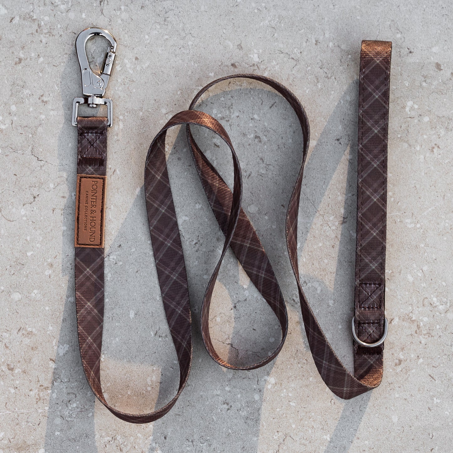 Brown Tartan Leash