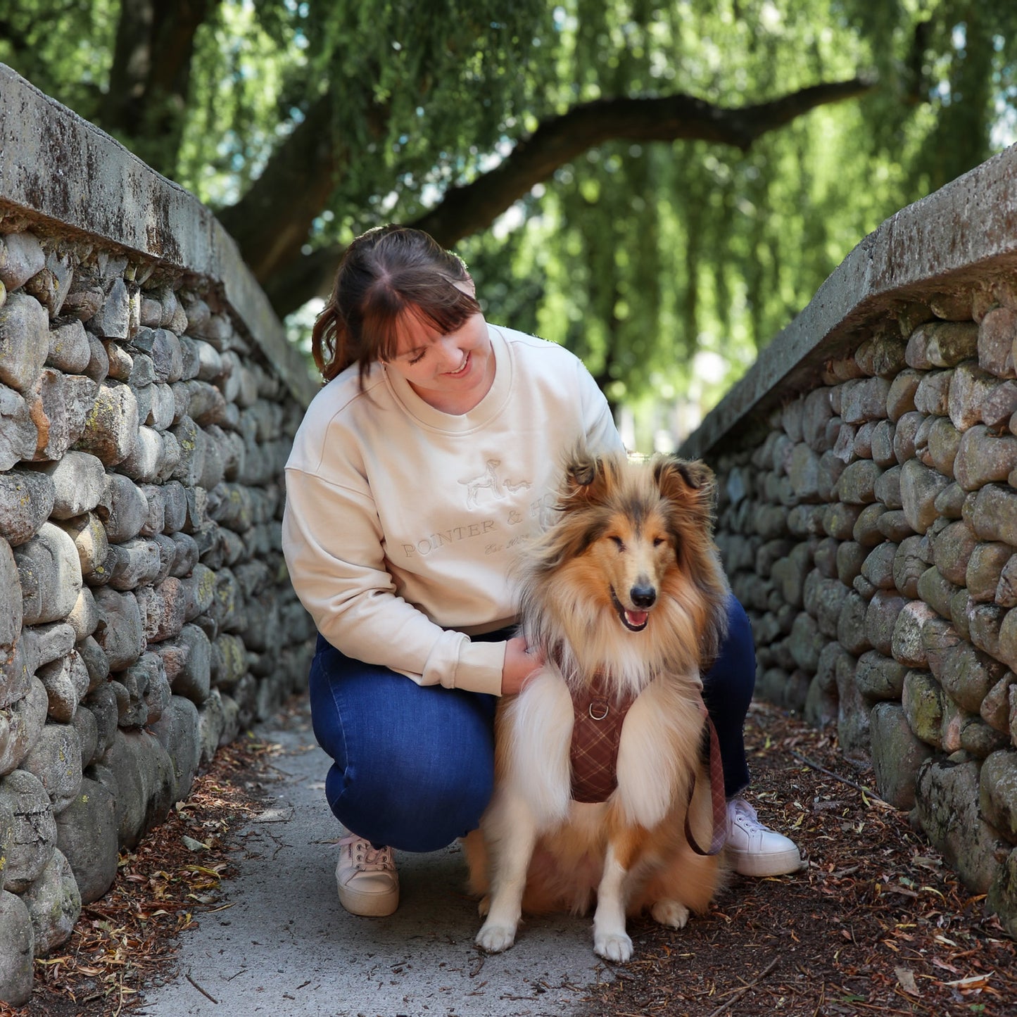 Womens Heritage Crew - Cream
