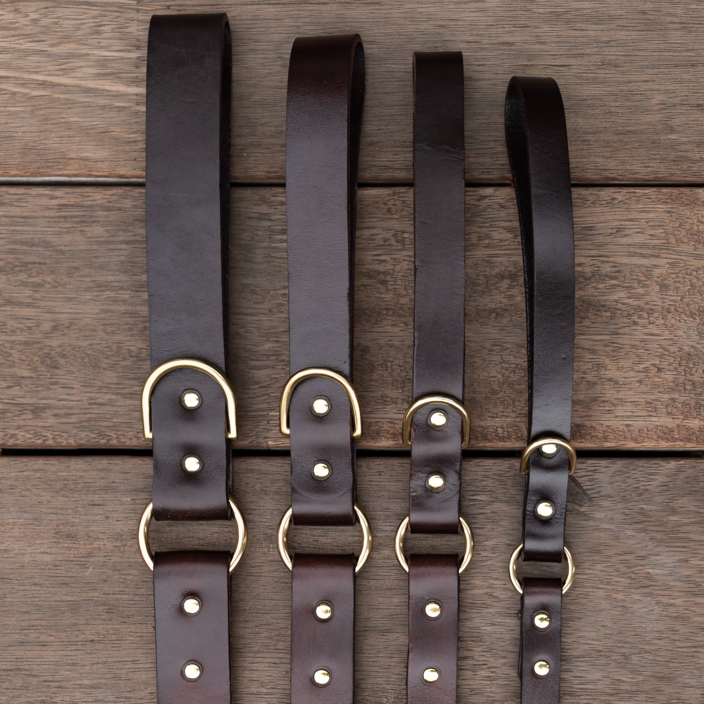 Leather Leash - Rich Brown