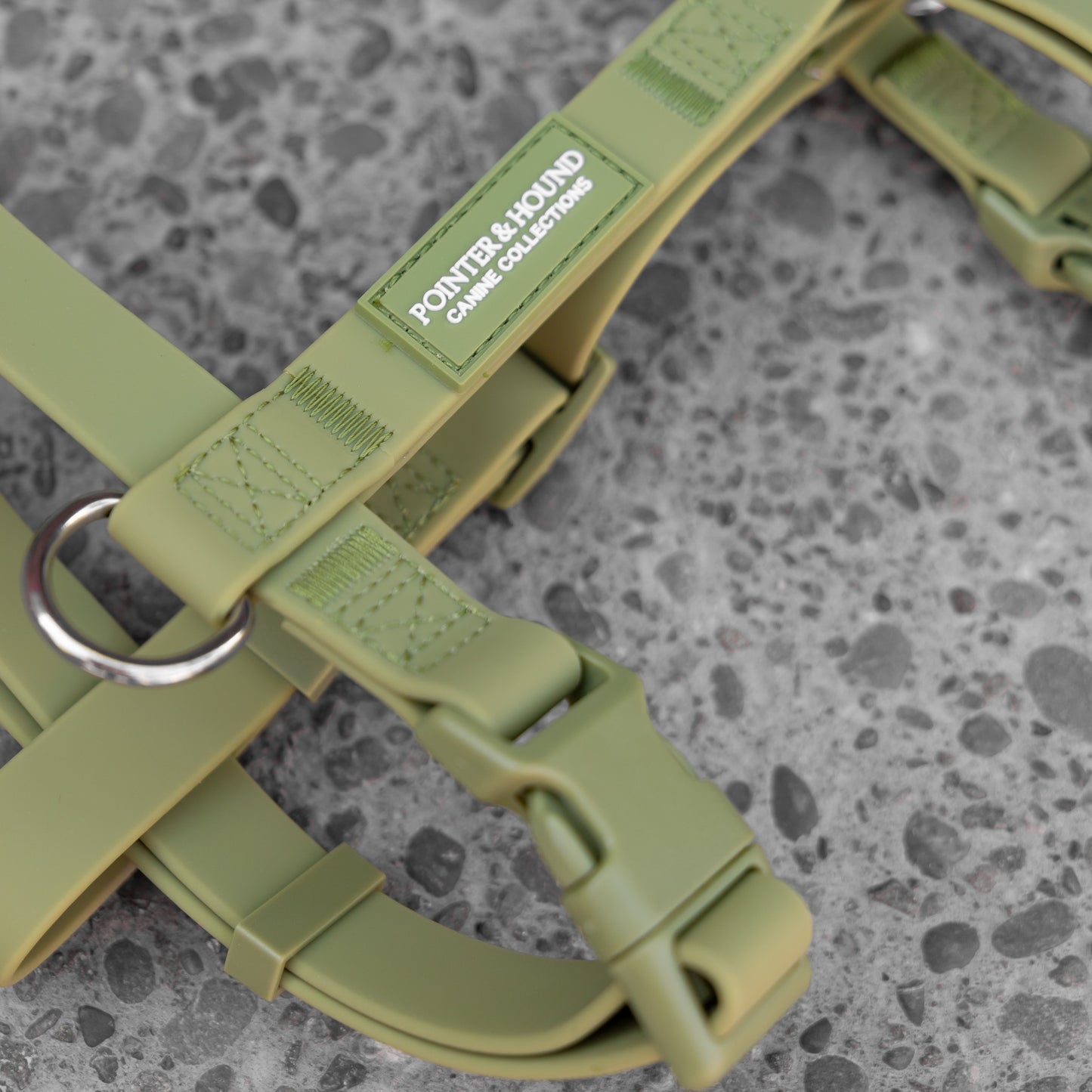 Waterproof H Strap Harness - Green