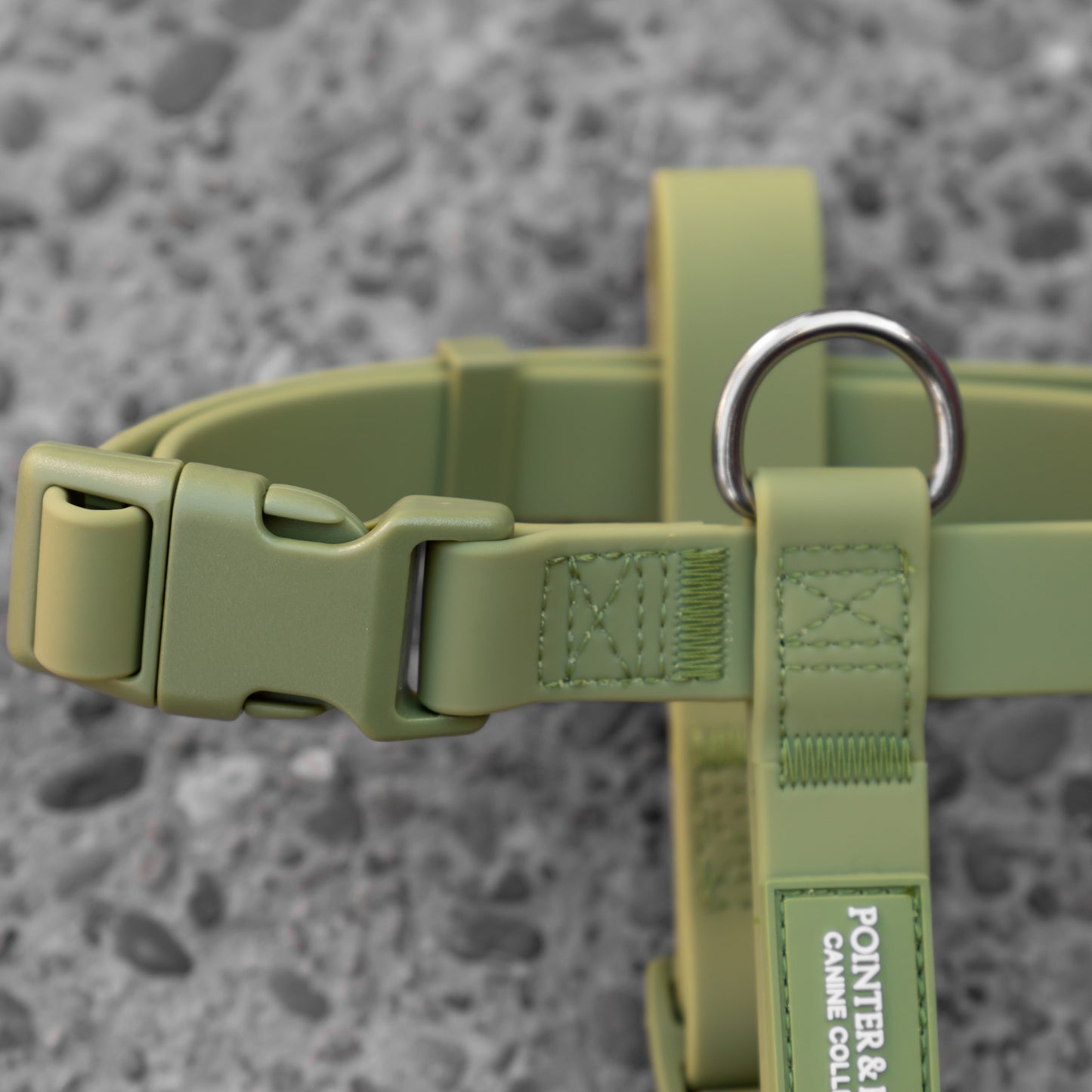 Waterproof H Strap Harness - Green