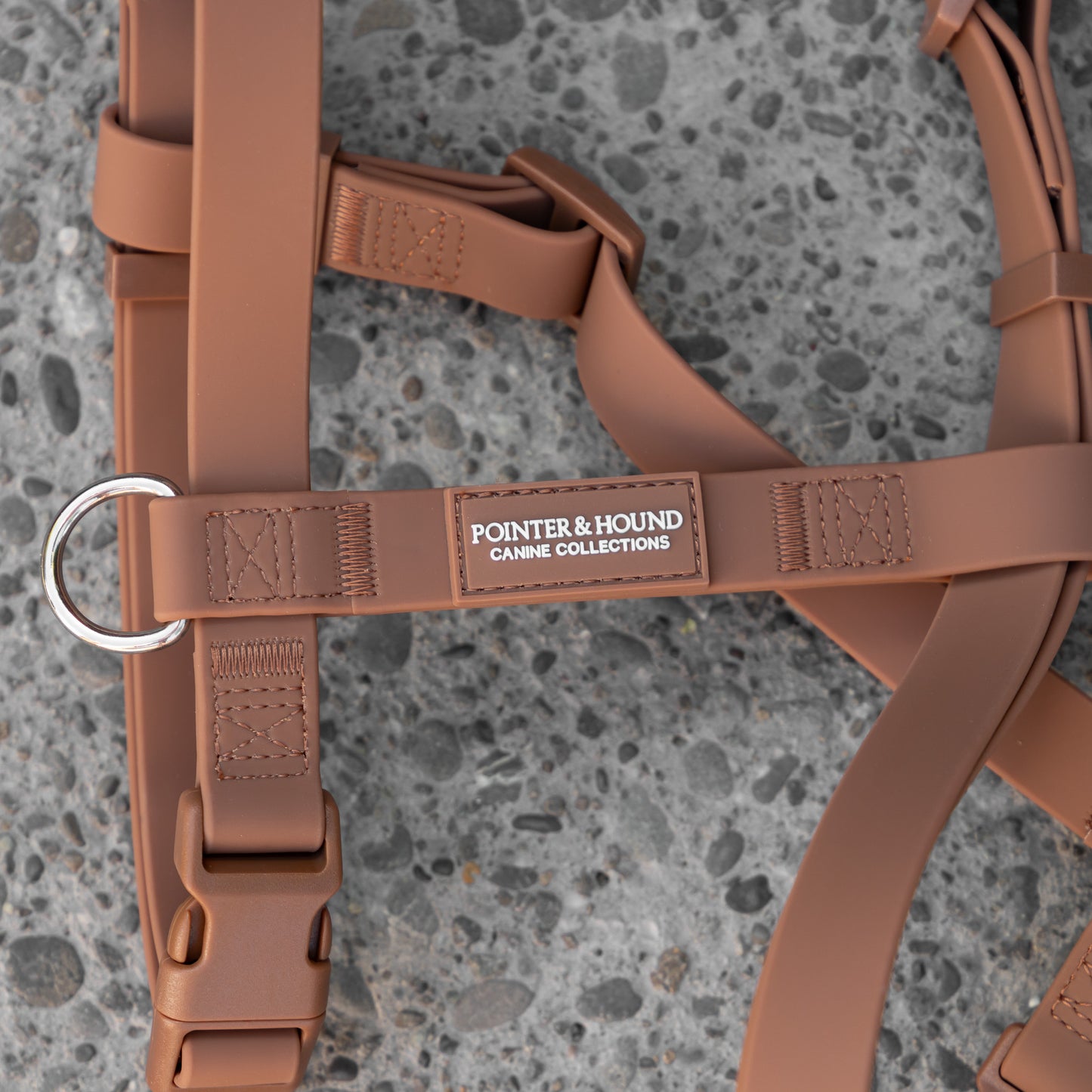 Waterproof H Strap Harness - Brown