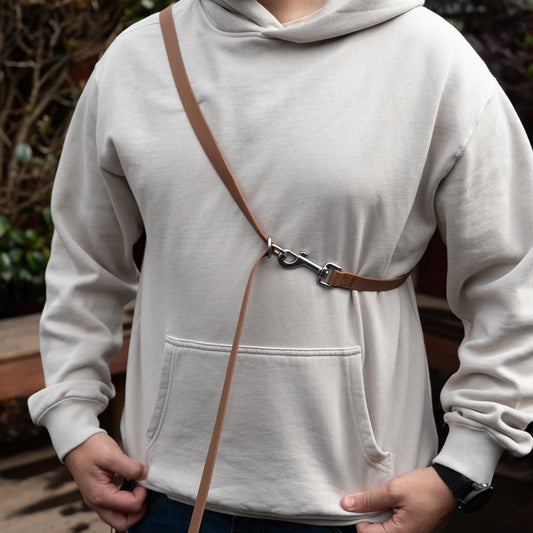 Hands -Free Leash - Brown