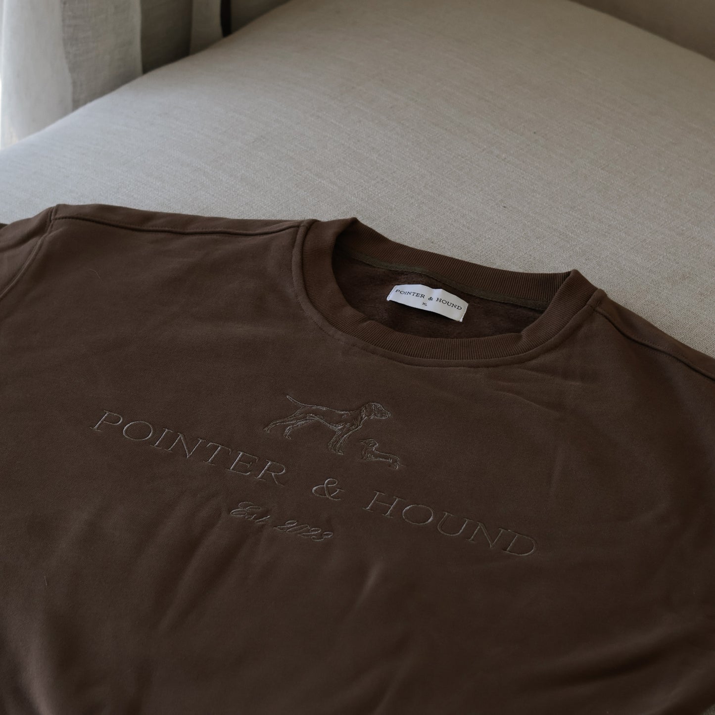 Womens Heritage Crew - Chocolate