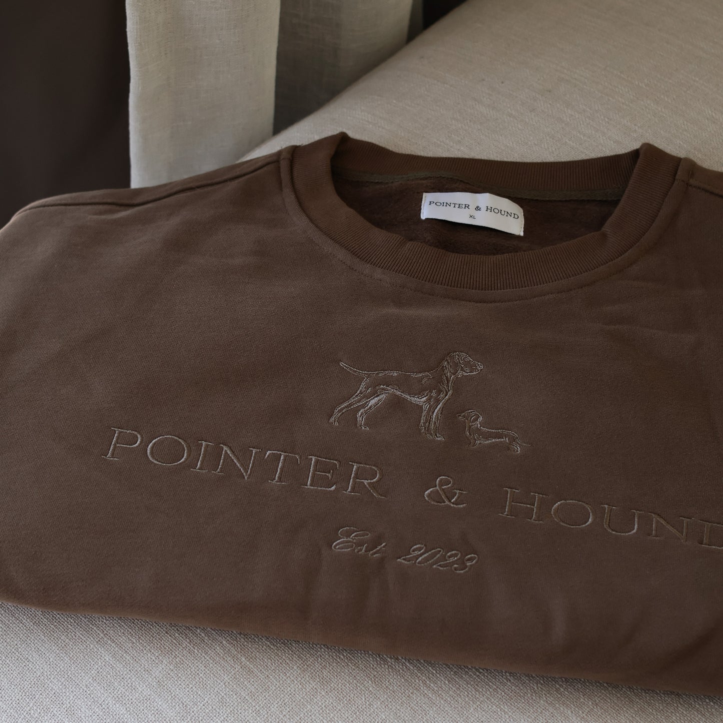 Womens Heritage Crew - Chocolate