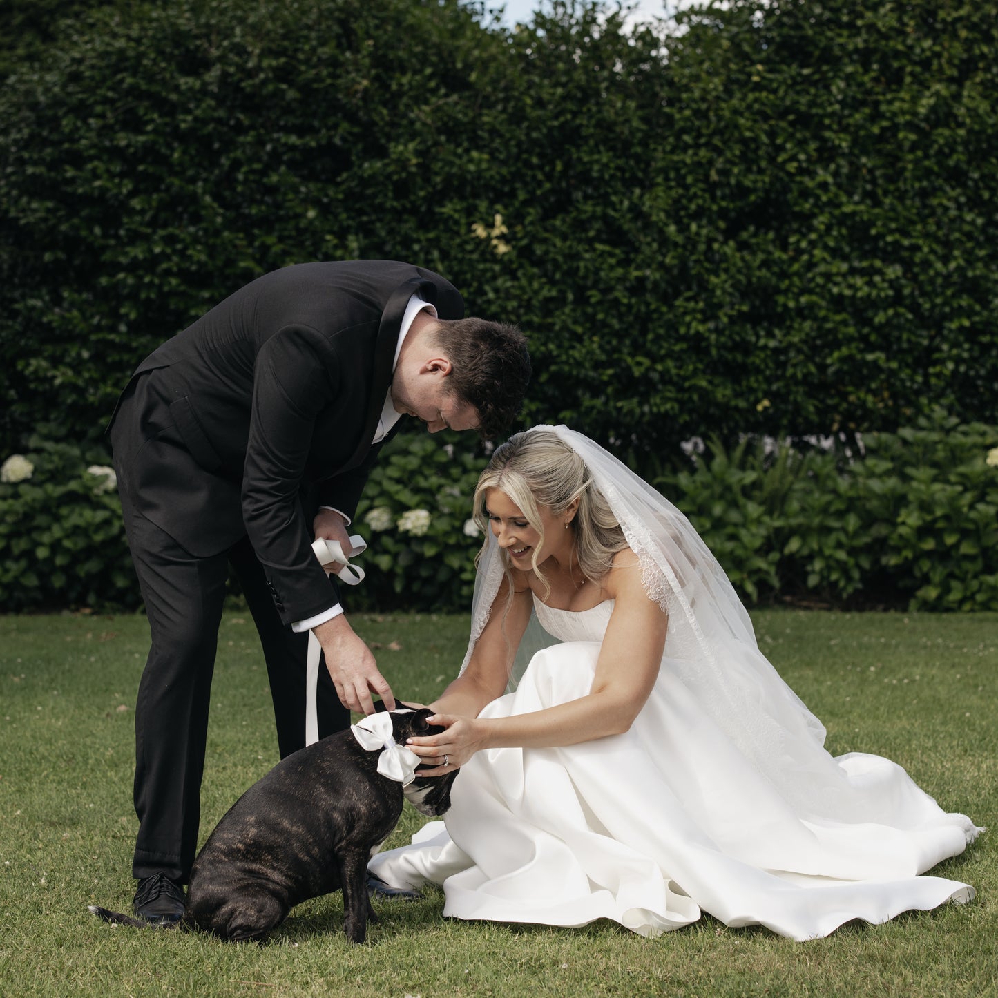 Wedding Set - White Bow