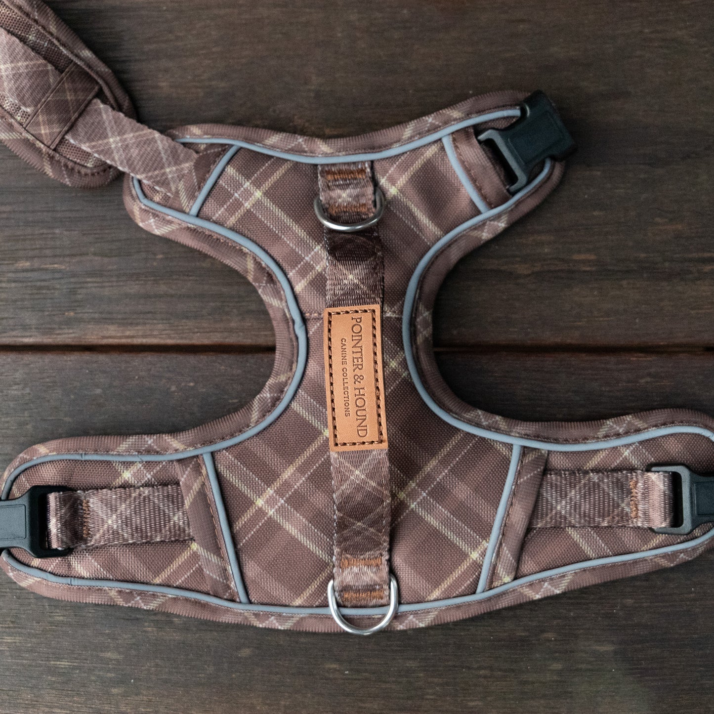 Signature Harness - Brown Tartan