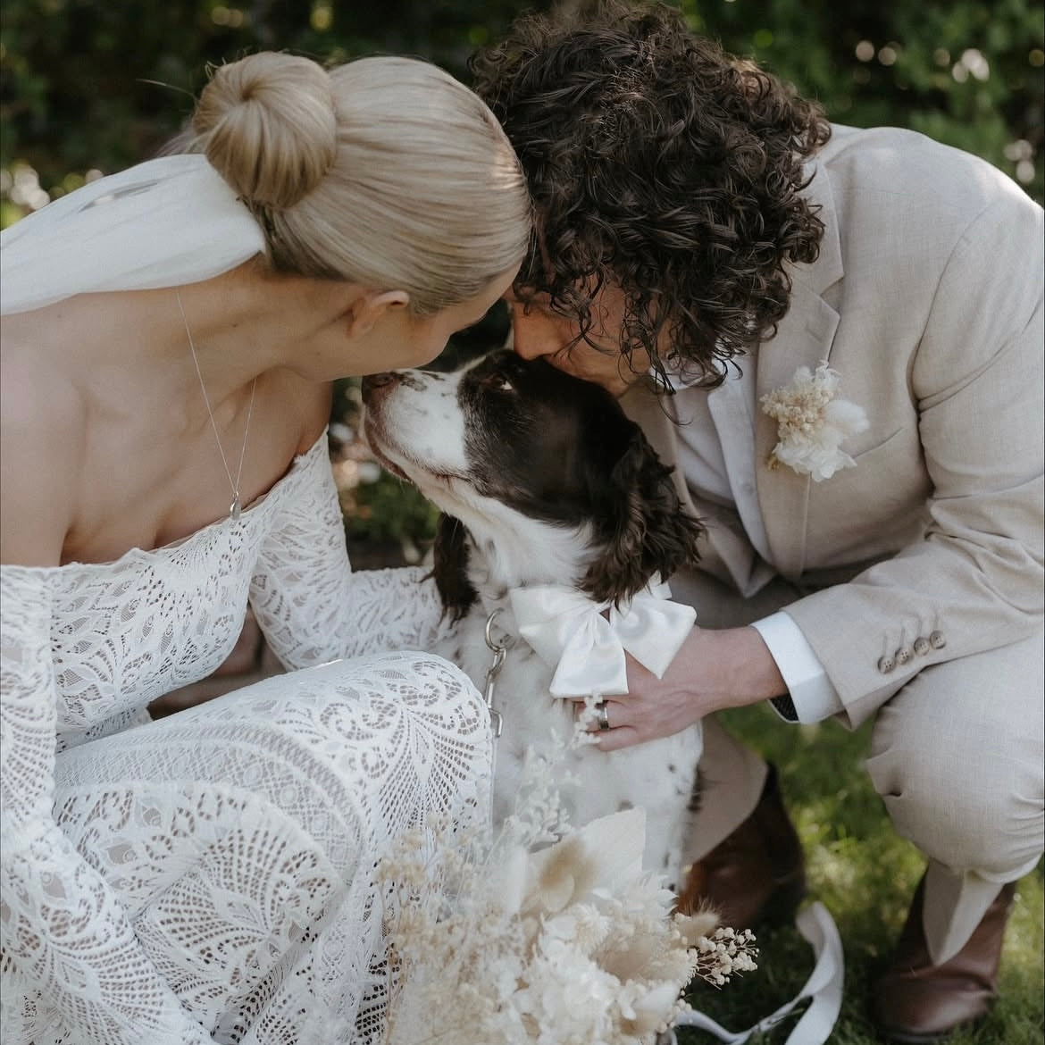 Wedding Set - White Bow