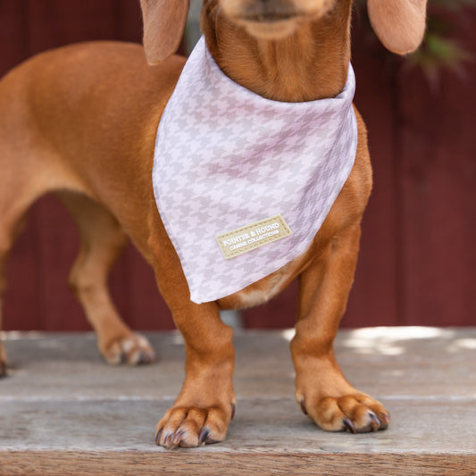 Bandana - Lilac Houndstooth