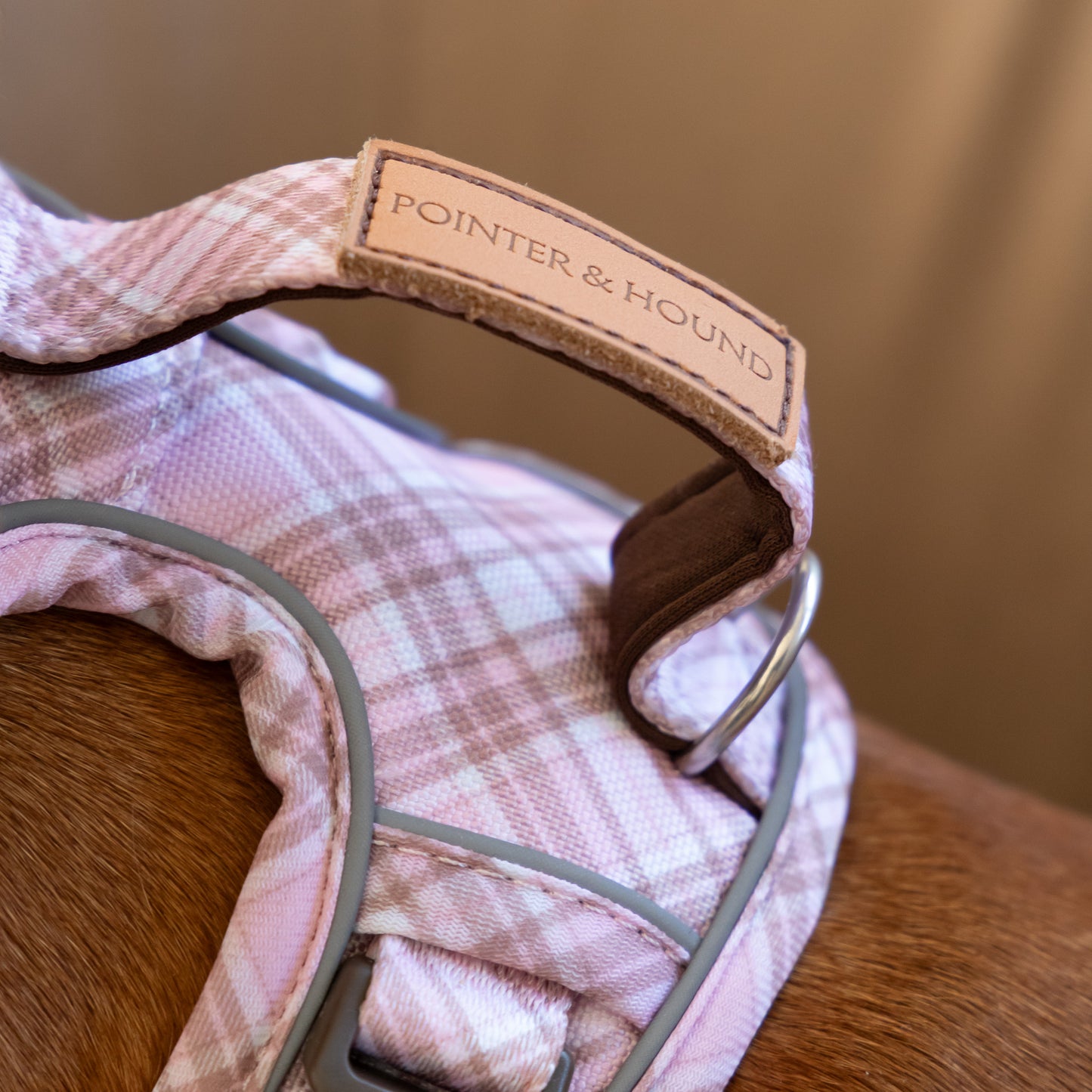 Signature Harness - Pink Tartan