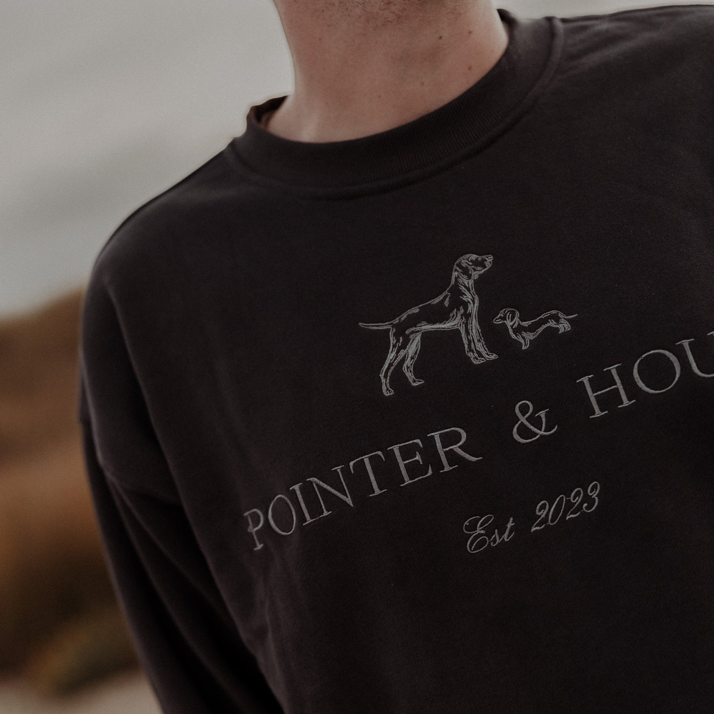 Mens Heritage Crew - Charcoal