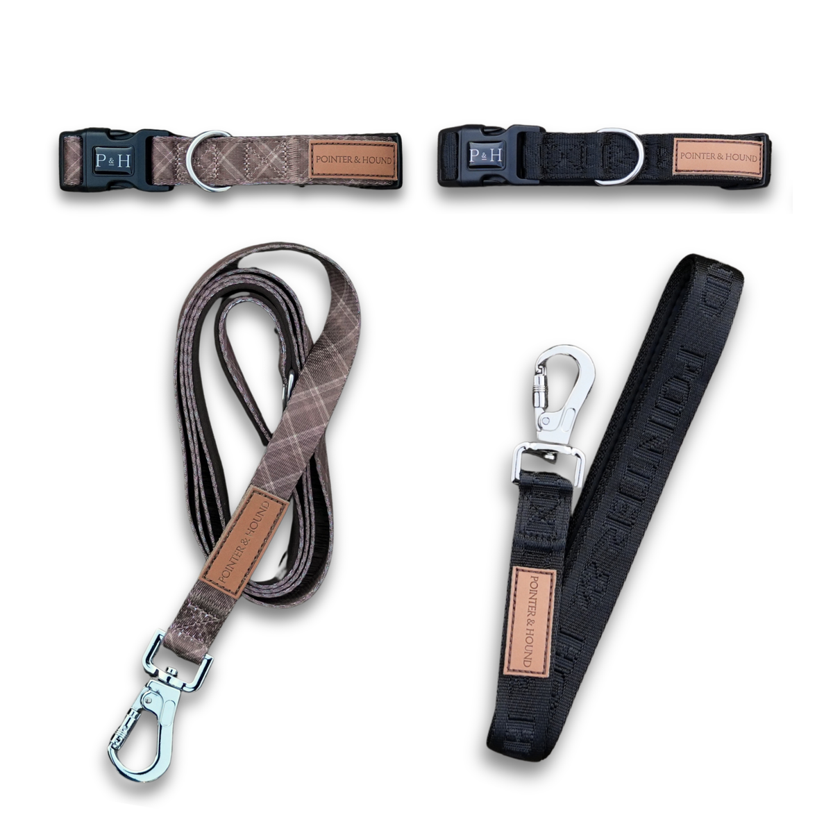 Double Signature Collar & Leash